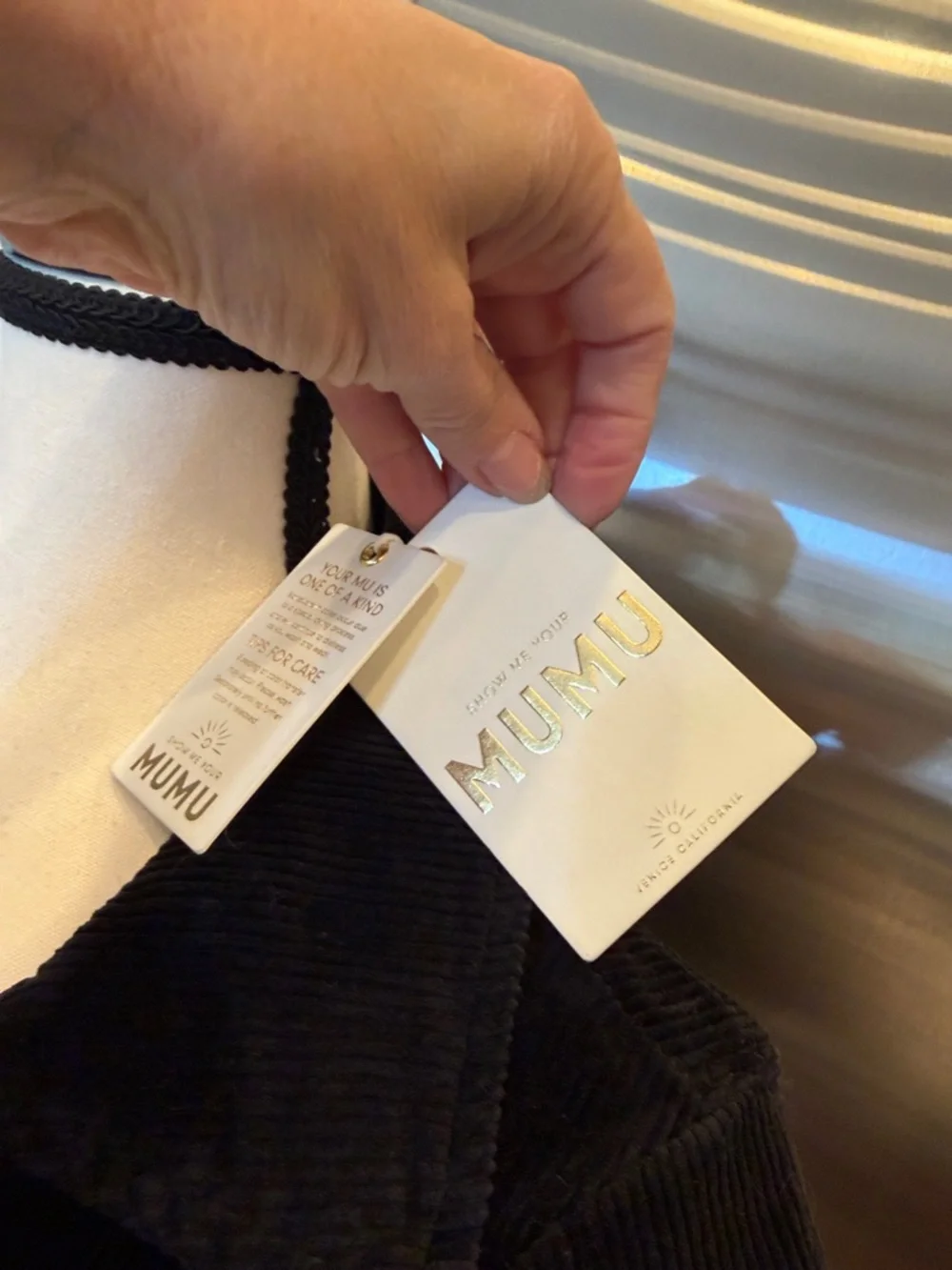 Show Me Your MuMu Black Mini Shirt Dress with Buckle Belt - Picture 6 of 7